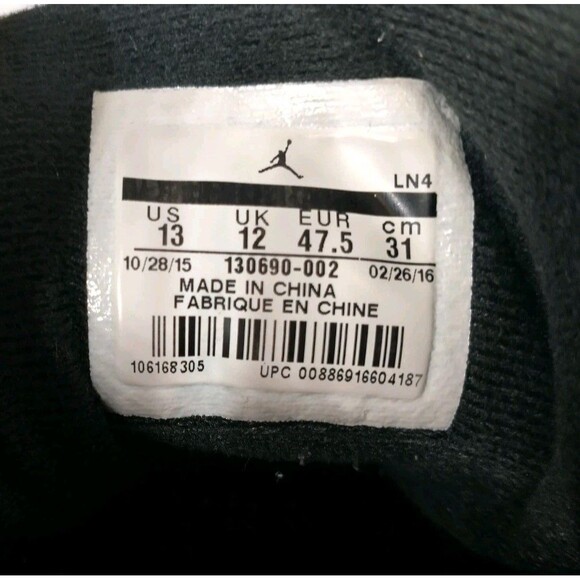Air Jordan 12 Retro Mid Flu Game 130690-002 Size 13 See Photos